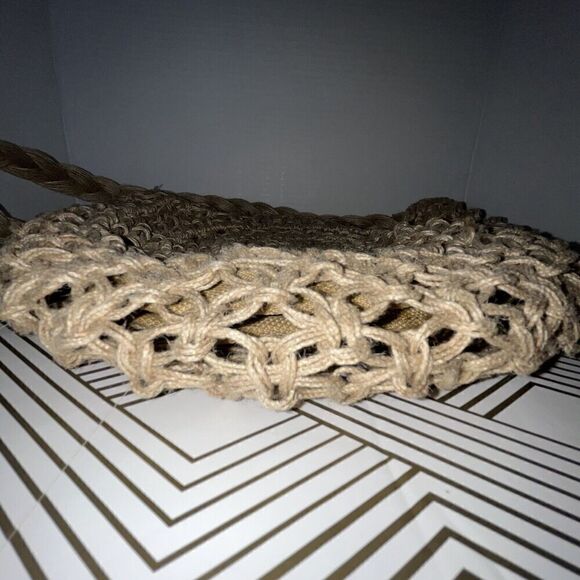 Woven Straw‎ Bag Braided Jute Shoulder Handbag - Picture 4 of 11